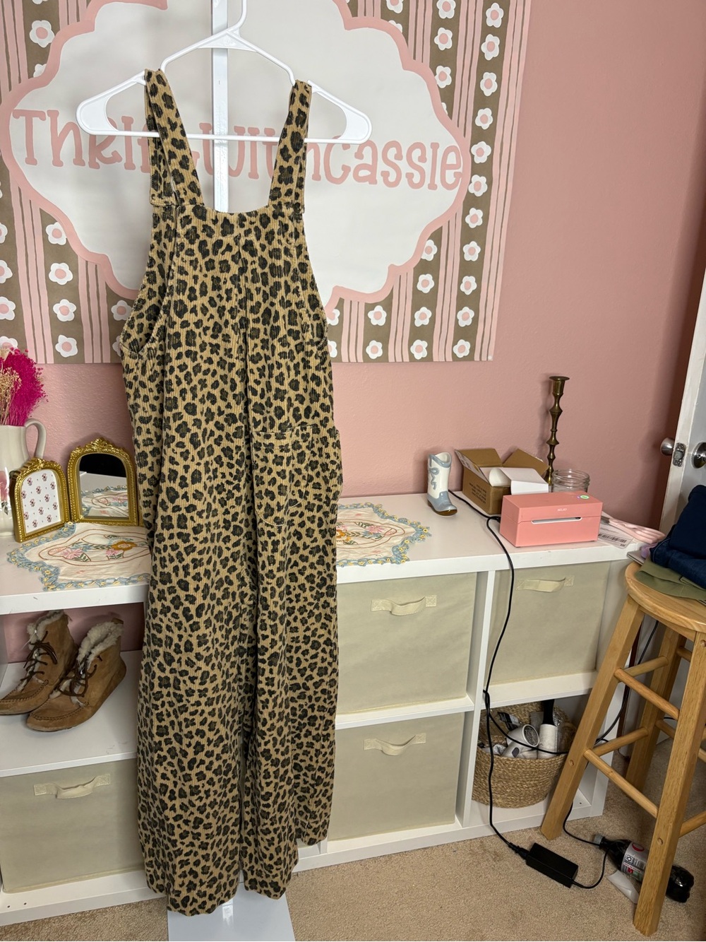 BiBi Leopard Print Wide-Leg Jumpsuit - Brown - Picture 6 of 6